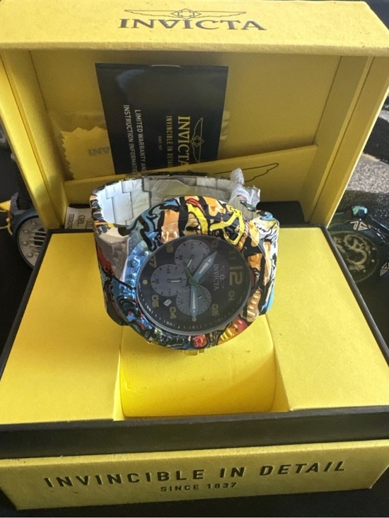 Invicta Other - Invicta Men’s Pro Diver Multicolor Graffiti-Style Chronograph Watch